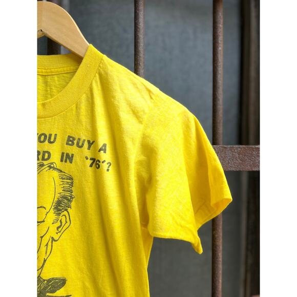 70s Vintage Would You Buy A Ford Rare Single Stitch Tee Mens Small - Picture 3 of 4